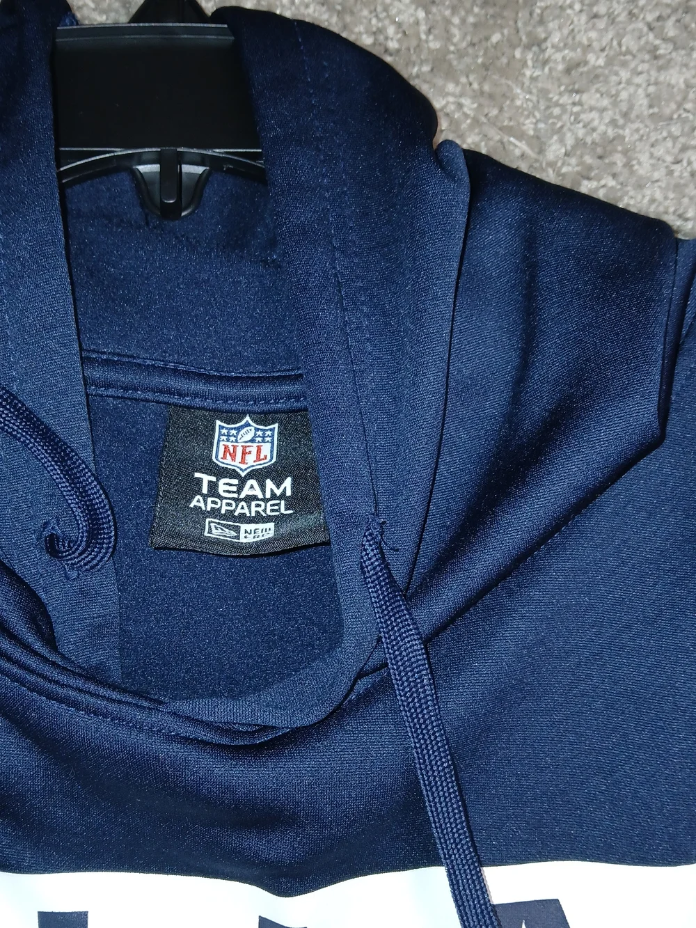 Dallas Cowboys Navy Blue Hoodie Sweatshirt for Men NFL Team Apparel - XL